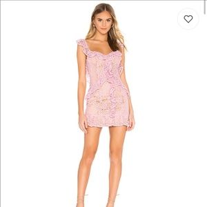 ISO Majorelle Ashton Mini Dress in Candy Pink
